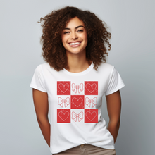 Load image into Gallery viewer, Hearts And Bows Checkered