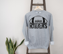 Load image into Gallery viewer, Raider Cheetah Print & Football Background - Gray