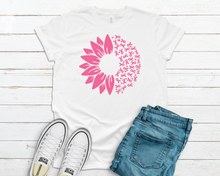 Load image into Gallery viewer, Breast Cancer Ribbon Flower Pink