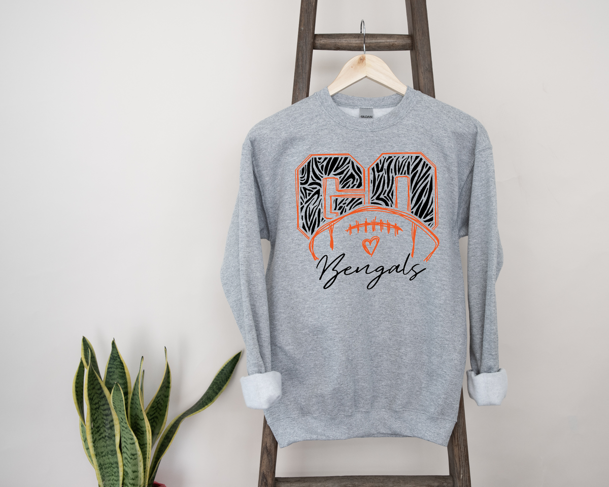 Mama’s Got A Side Hustle Go Bengals Sweatshirt White / Adult 5XL