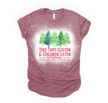 Load image into Gallery viewer, This model provided so you can see the heathered mauve color. This is the "children listen to nothing" design shown, but this link is for the "husbands listen to nothing" version..