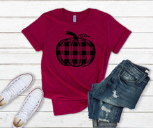 Load image into Gallery viewer, Buffalo Plaid Pumpkin