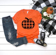 Load image into Gallery viewer, Buffalo Plaid Pumpkin