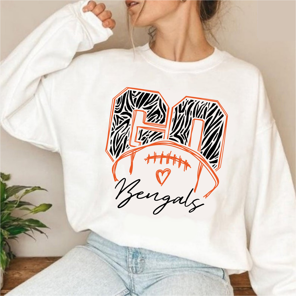 bengals crewneck sweatshirt