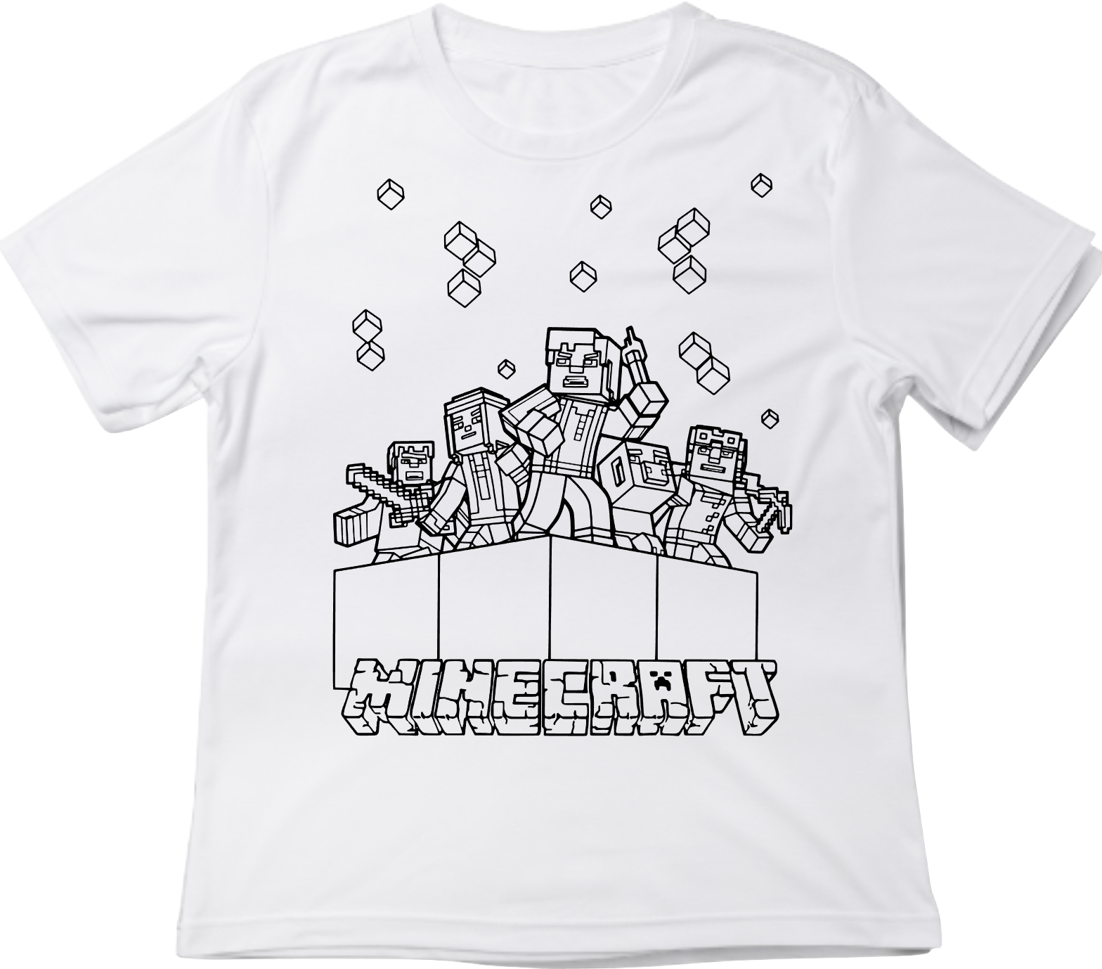 Minecraft Multicolor Print Coloring Minecraft Print