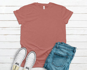 Bella Canvas 3001 Heathered Shirts - Adult Medium