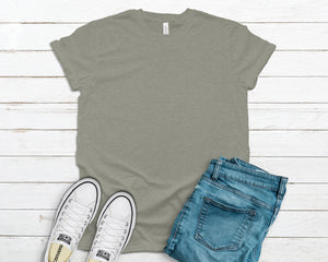Bella Canvas 3001 Heathered Shirts - Adult Medium