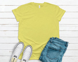 Bella Canvas 3001 Heathered Shirts - Adult XL