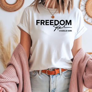 Freedom Charlie Kirk Signature