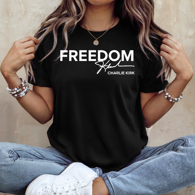 Freedom Charlie Kirk Signature