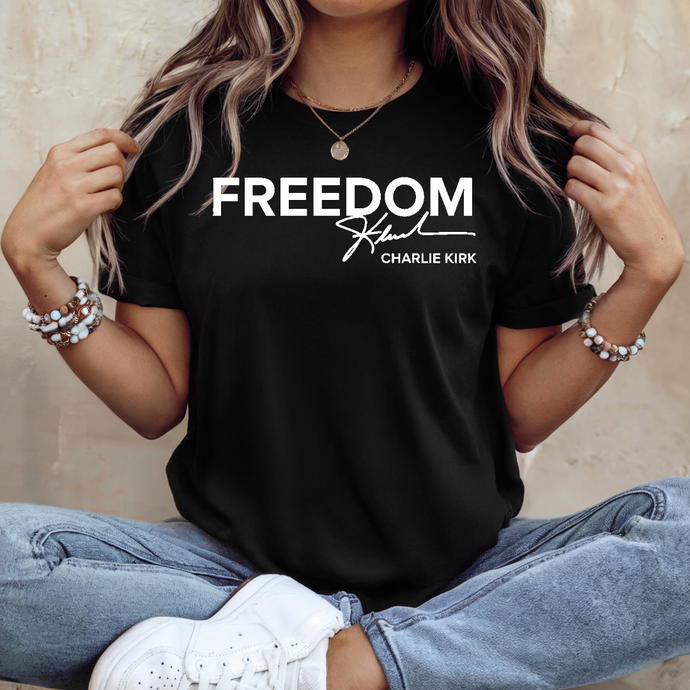 Freedom Charlie Kirk Signature