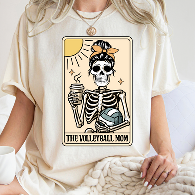 The Volleyball Mom Skeleton T-Shirt
