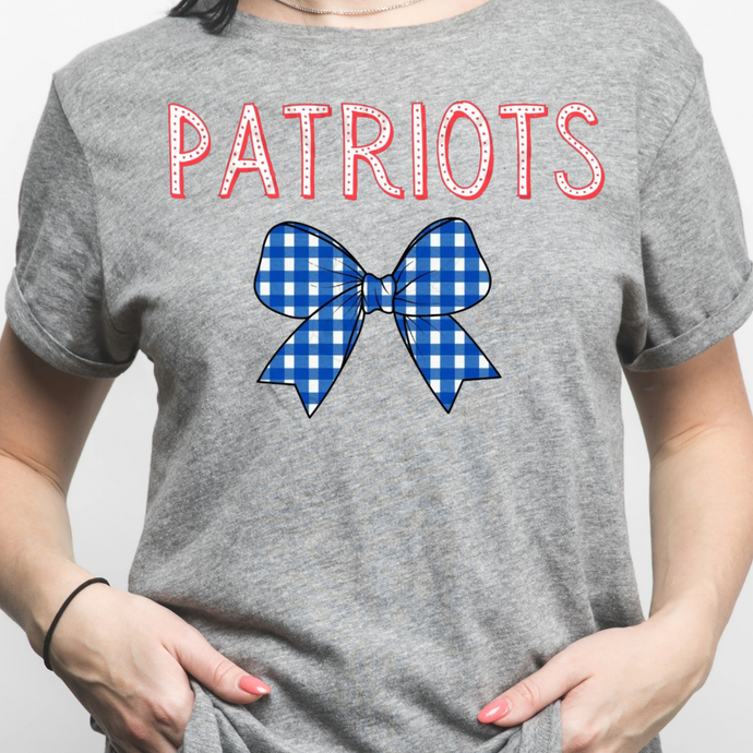 PCHS Gingham Bow
