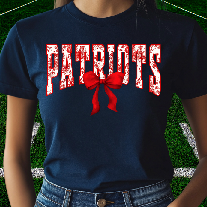PCHS Floral Patriots Bow