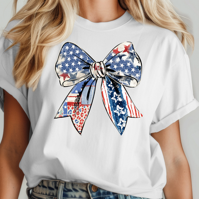 Patriotic Patchwork Bow