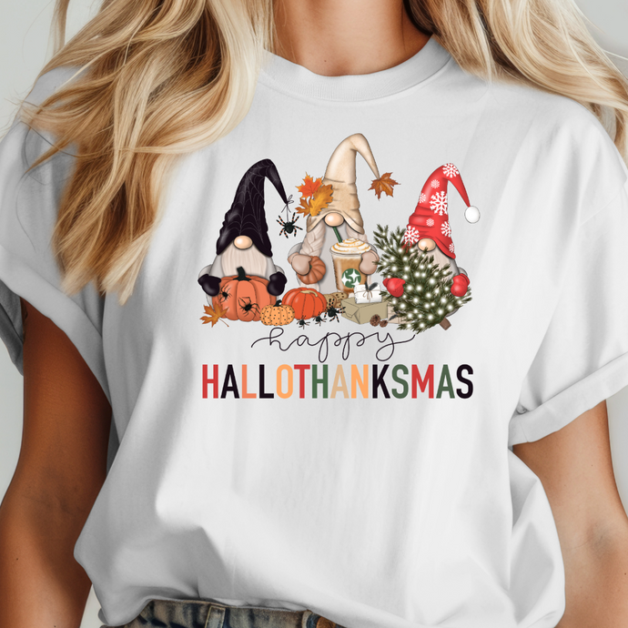 Happy Hallothanksmas Gnomes