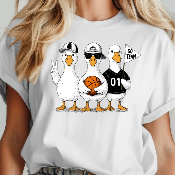 🦢 Geese Squad Hoops T-Shirt 🏀