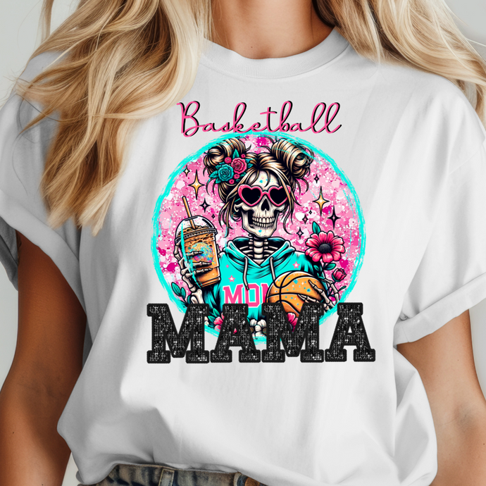 Basketball Mama Skull