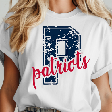 PCHS Distressed 'P' T-Shirt