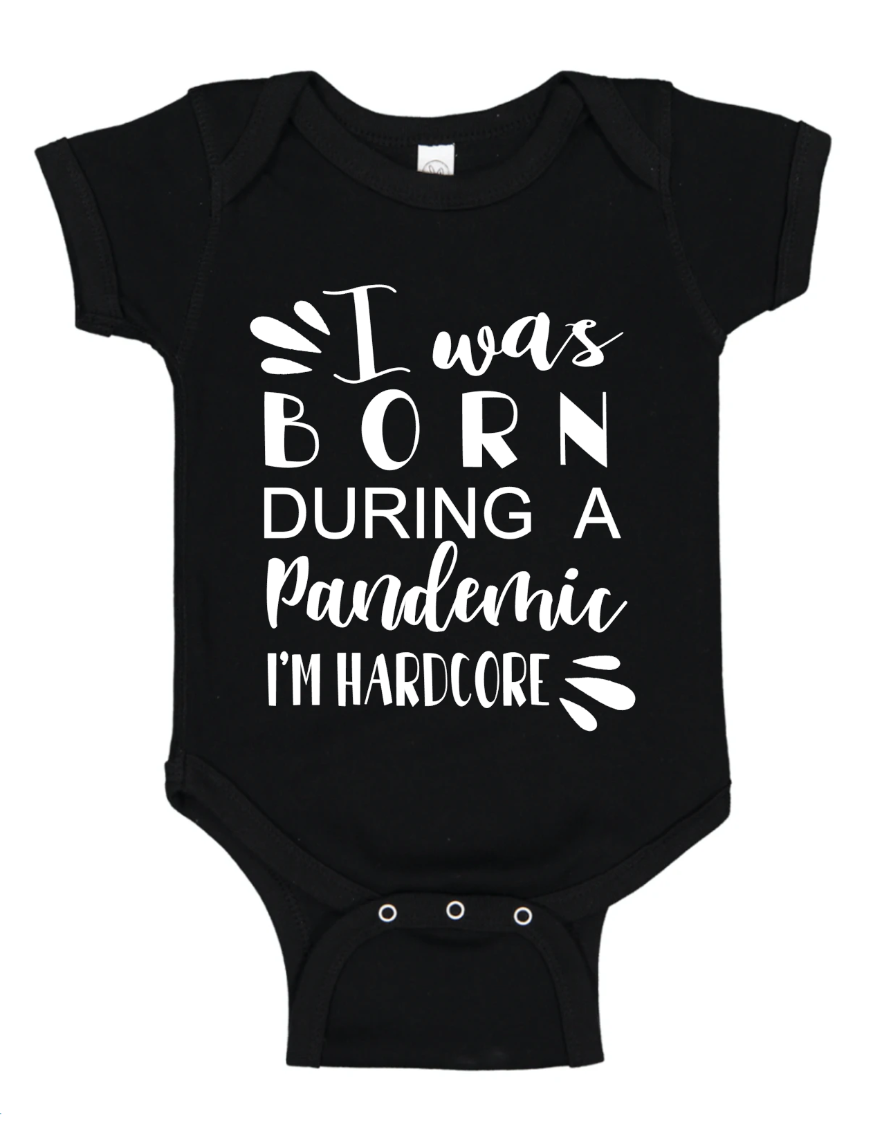 Born in online quarantine onesie