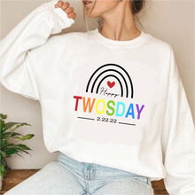 Load image into Gallery viewer, Happy TWOSday 2-22-22 Sweatshirt