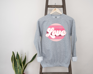 Retro Love Circle Sweatshirt