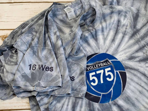 Volleyball 575 TieDyed NY Tourney Tees